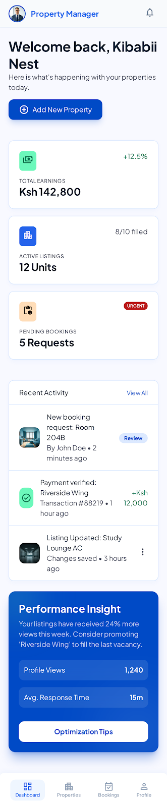 Landlord Dashboard
